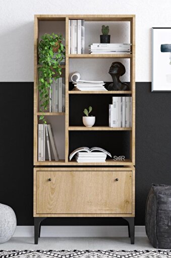 Decormet Fix Kitaplık Dec0056 Safir Meşe. ürün görseli