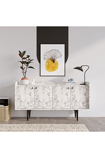 Decormet Navi Konsol Carrara Marble. ürün görseli