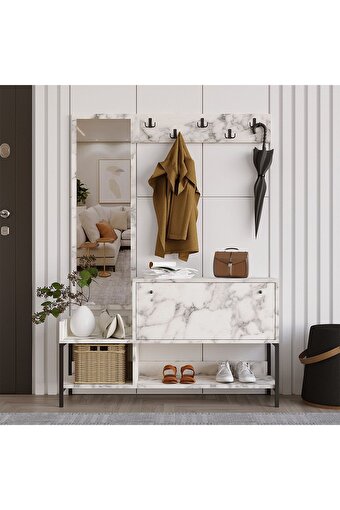 Decormet Nonso Ayakkabılık Carrara Marble. ürün görseli