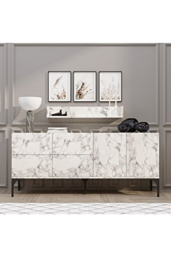 Decormet Stella Konsol Carrara Marbel. ürün görseli