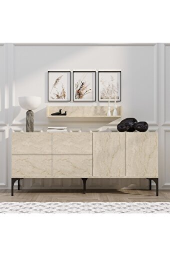 Decormet Stella Konsol Travertine. ürün görseli