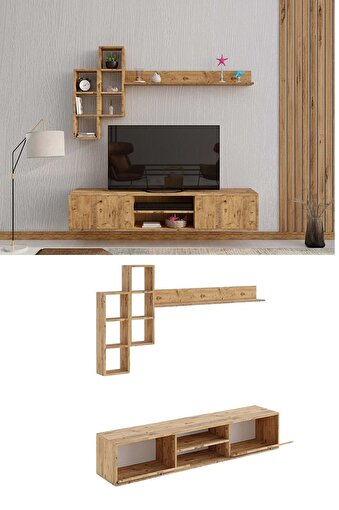 Decormet Eclipse Tv Ünitesi Antik Çam. ürün görseli