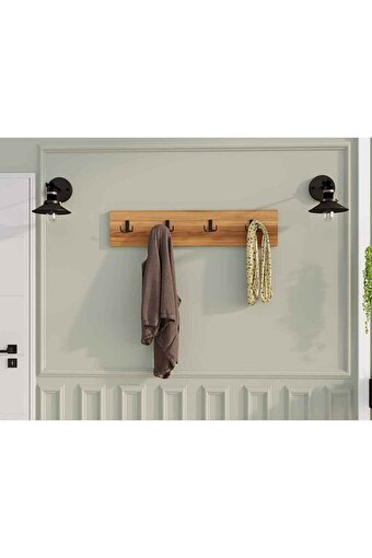 Decormet 4Lü Askılık Ceviz. ürün görseli