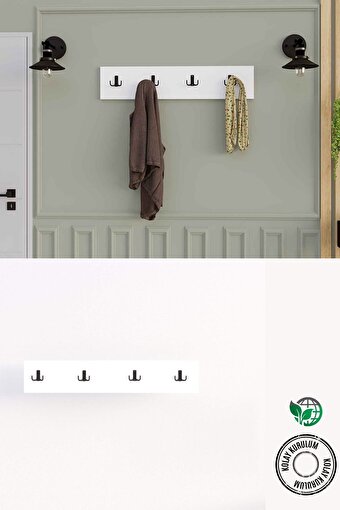 Decormet 4Lü Askılık Beyaz. ürün görseli