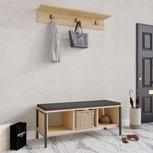 Decormet Shanel Ayakkabılık Safir Meşe. ürün görseli