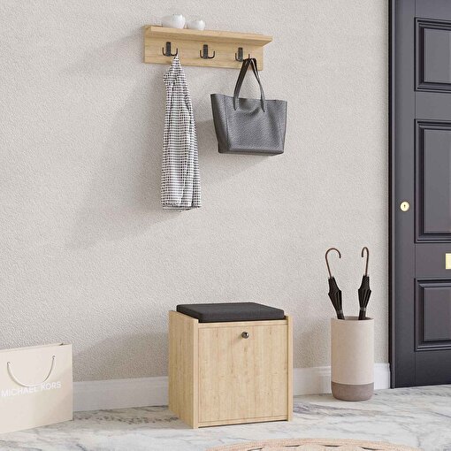 Decormet Tinky Puflu Ayakkabılık Safir Meşe. ürün görseli