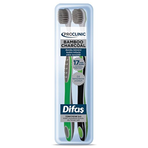 Picture of Difaş Pro Clinic Bamboo Charcaoal  1+1
