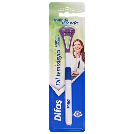 Picture of Difaş Tongue Cleaner (Tongue, Palate and Cheek Cleaner/Gum Massage)