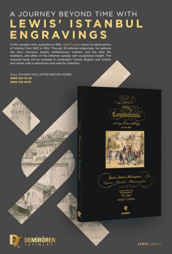 Lewis'in İstanbul Gravürleri John F. Lewis Özel Seri Koleksiyon Kitapları (Prestij Boy). ürün görseli
