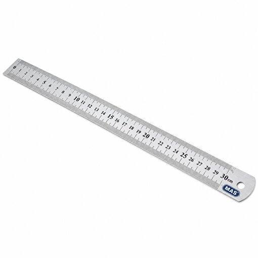 MAS 2330 ÇELİK CETVEL 30cm. ürün görseli