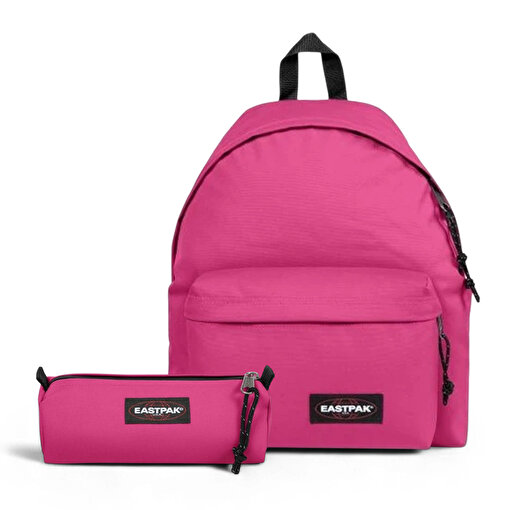 Eastpak Benchmark Pink Escape Kalem Çantası ve Padded Pak'r Okul Sırt Çantası Set. ürün görseli