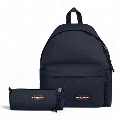 Eastpak Benchmark Ultra Marine Kalem Çantası ve Padded Pak'r Okul Sırt Çantası Set. ürün görseli