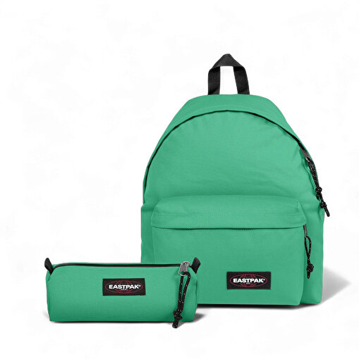Eastpak Benchmark Single Gem Green Kalem Çantası ve Padded Pak'r Okul Sırt Çantası Set. ürün görseli