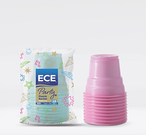 Picture of Ece Plastik Party Luxury Cup Blue 250cc 10pcs (45)