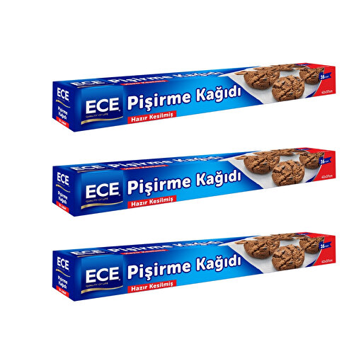 Ece Pişirme Kağıdı 16 Yaprak x 3 adet. ürün görseli
