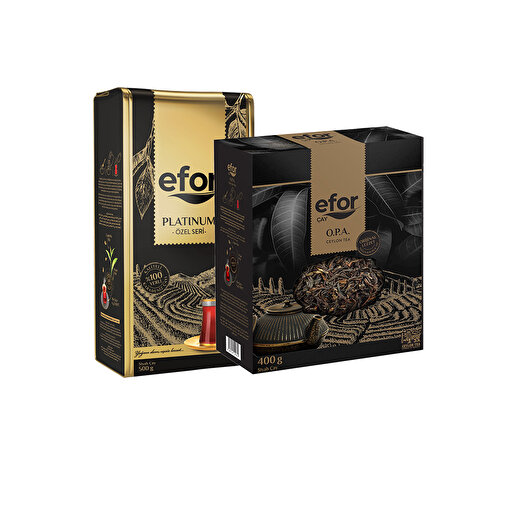 Efor Çay Platinum 500 gr - Efor Opa Ceylon 400 gr Dökme Çay-Set. ürün görseli