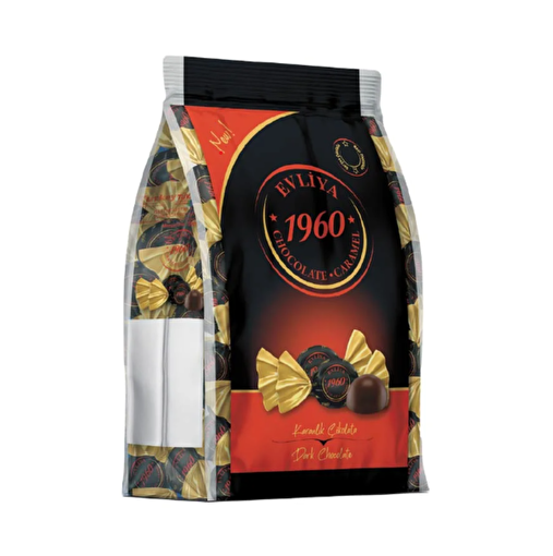 Picture of Evliya Şekerleme Caramel 1960 Bitter Chocolate Coated Caramel 250 gr