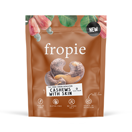 Picture of Fropie Fat Free Oven Roasted Cashews With Skin