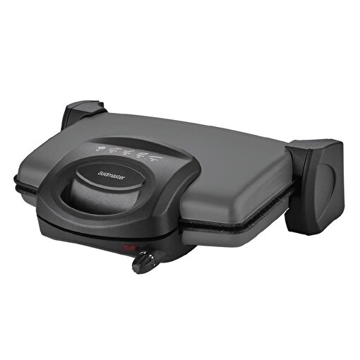 Goldmaster Lezzito Antrasıt 1750 Watt Granit Çıkarılabilir Plakalı 5 Kademe Isı Ayarlı Tost Ve Izgara Makinesi. ürün görseli