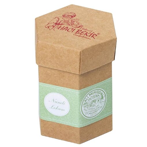 Picture of Hacı Bekir Mint Flavored Turkish Delight in Kraft Box, 125g 