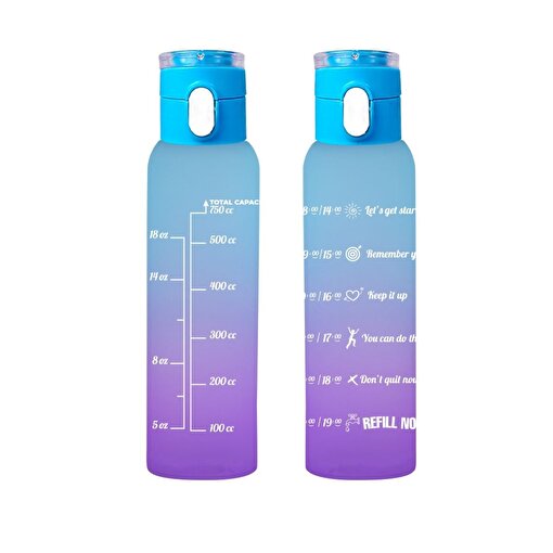 Herevin 161407-843 Askılı Desenli Opak Desenli Matara 750 ml. ürün görseli