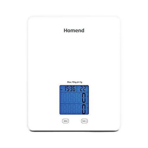 Homend Gramatic 3907H Mutfak Tartısı Beyaz. ürün görseli