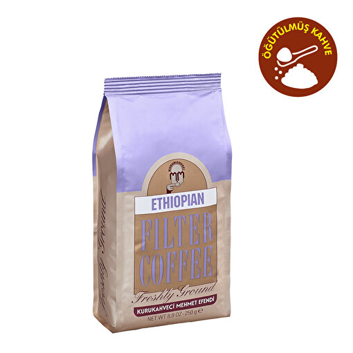Kurukahveci Mehmet Efendi Ethiopian Öğütülmüş Filtre Kahve 250 Gr. ürün görseli