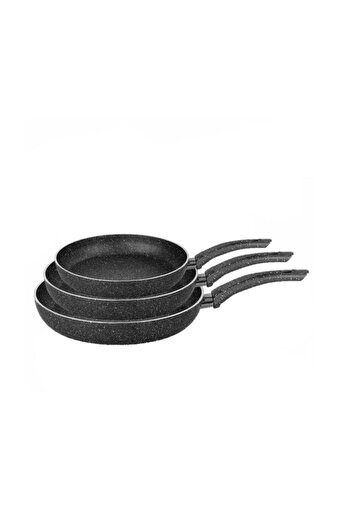 Keep London Cooker Serisi 20-24-28cm Döküm ve Granit Tava Seti. ürün görseli