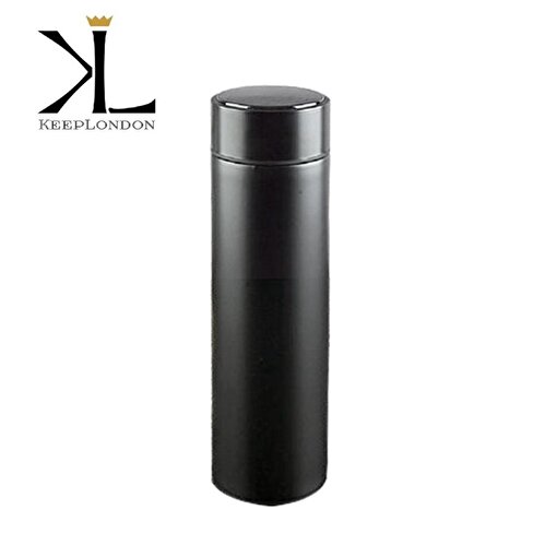 KL Outdoor Dijital Led DereceLi 500ML 24Saat Soğuk/12 Saat Sıcak Paslanmaz Çelik Termos Black. ürün görseli