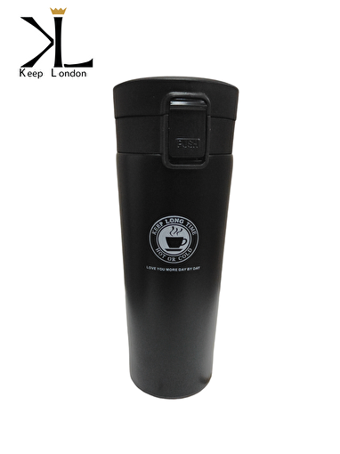 Keep London Çift Katmanlı 500ml Termos-Siyah. ürün görseli