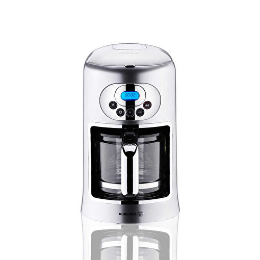 Korkmaz Drippa Lcd İnox Filtre Kahve Makinesi A866-02. ürün görseli