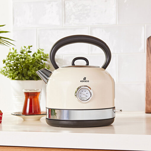 Karaca Retro 2202 Su Isıtıcısı Krem 2200W. ürün görseli