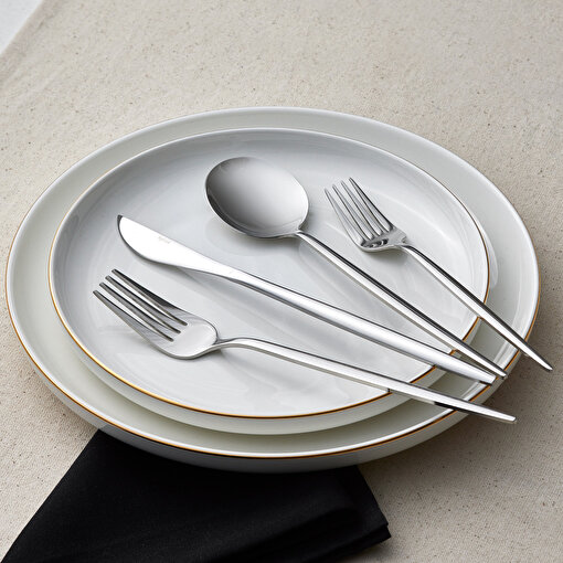 Picture of Apricot Faro 24-Piece Cutlery Set – 6-Person, Boxed
