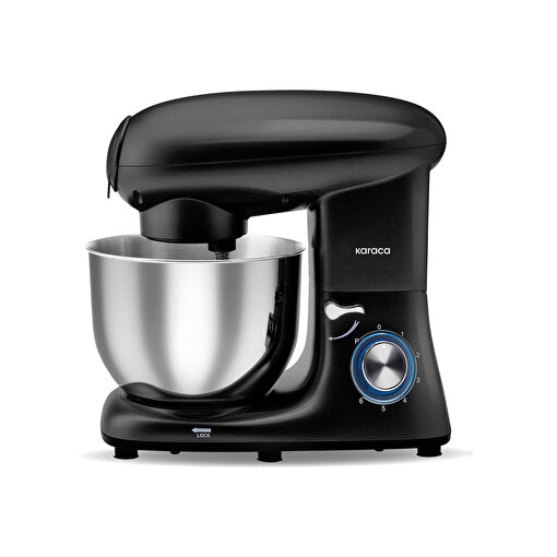 Karaca Multichef Stand Mikser Shiny Black Mutfak Şefi 1900W 5,5 Lt (Kıyma Çekme /Sucuk-Sosis/İçli Köfte Aparatlı). ürün görseli