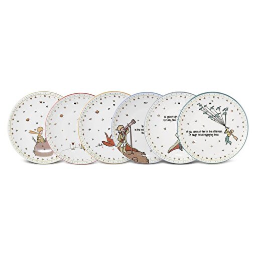 Picture of Karaca Little Prince 6-Piece Ceramic Dessert Plate Set – 20 cm