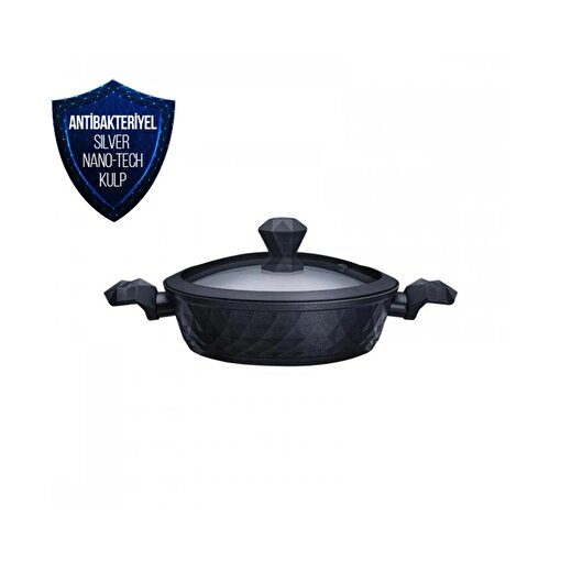 Karaca Biodiamond Antibakteriyel Kulp Pilav/Karnıyarık Tenceresi 26 Cm. ürün görseli