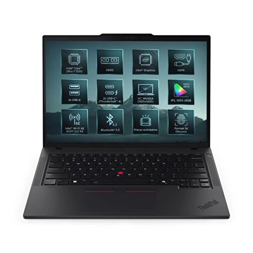 Lenovo ThinkPad T14 Gen 5 Ultra 7-155U 32GB 1TB SSD 14" . ürün görseli