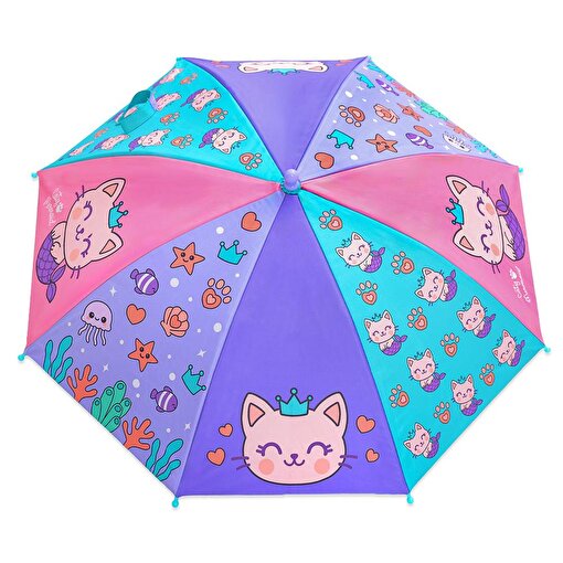 Milk&Moo Caty Mermaid Çift Katmanlı Çocuk Şemsiyesi. ürün görseli