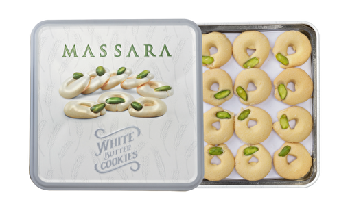 Picture of Massara White Butter Cookies (Metal Packaging) 200 g