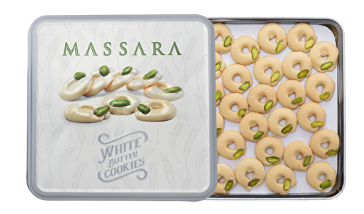 Picture of Massara White Butter Cookies (Metal Packaging) 400 g