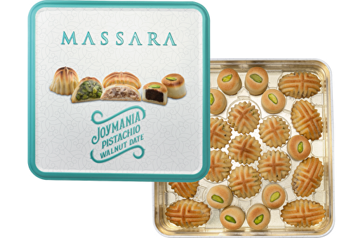  Massara Joymania Fıstıklı Ceviz Hurma Metal Ambalaj 400 gr. ürün görseli