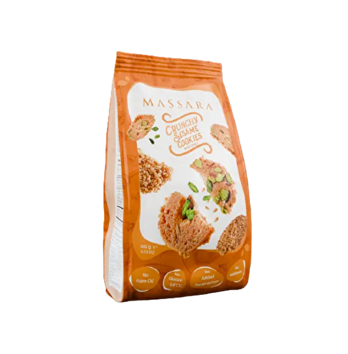 Massara Ballı Çıtır Susamlı Kurabiye 100 gr. ürün görseli
