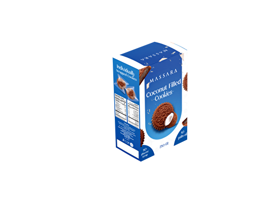 Picture of Massara Wrapped Coconut Filled Cookies 250 g