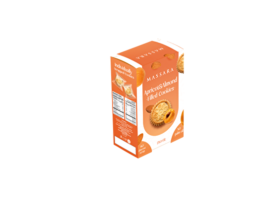 Massara Kayısı&Badem Dolgulu Tekli Sargılı Kurabiye 250 gr. ürün görseli