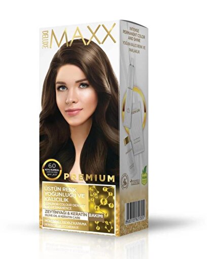 Picture of MAXX DELUXE PREMIUM HAIR DYE KIT 6.0