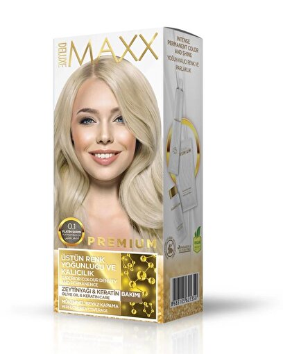 Picture of MAXX DELUXE PREMIUM HAIR DYE KIT 0.1