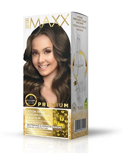 Picture of MAXX DELUXE PREMIUM HAIR DYE KIT 7.1