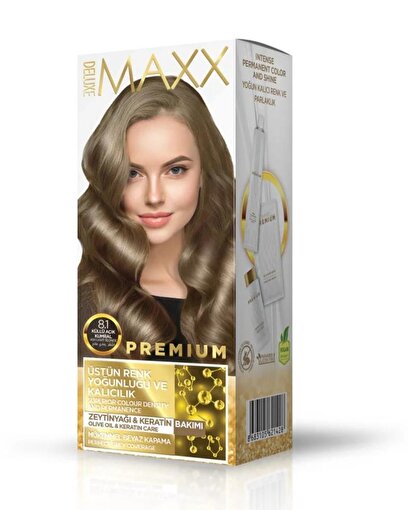 Picture of MAXX DELUXE PREMIUM HAIR DYE KIT 8.1
