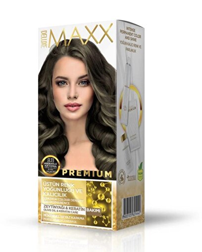 Picture of MAXX DELUXE PREMIUM HAIR DYE KIT 8.11