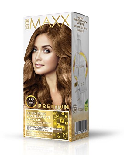 Picture of MAXX DELUXE PREMIUM HAIR DYE KIT 8.37